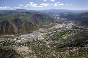 Roaring Fork Valley arieal photo